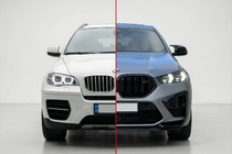 BMW X6 E71 2008–2014 Facelift-kit för X6M F96 LCI foto 1