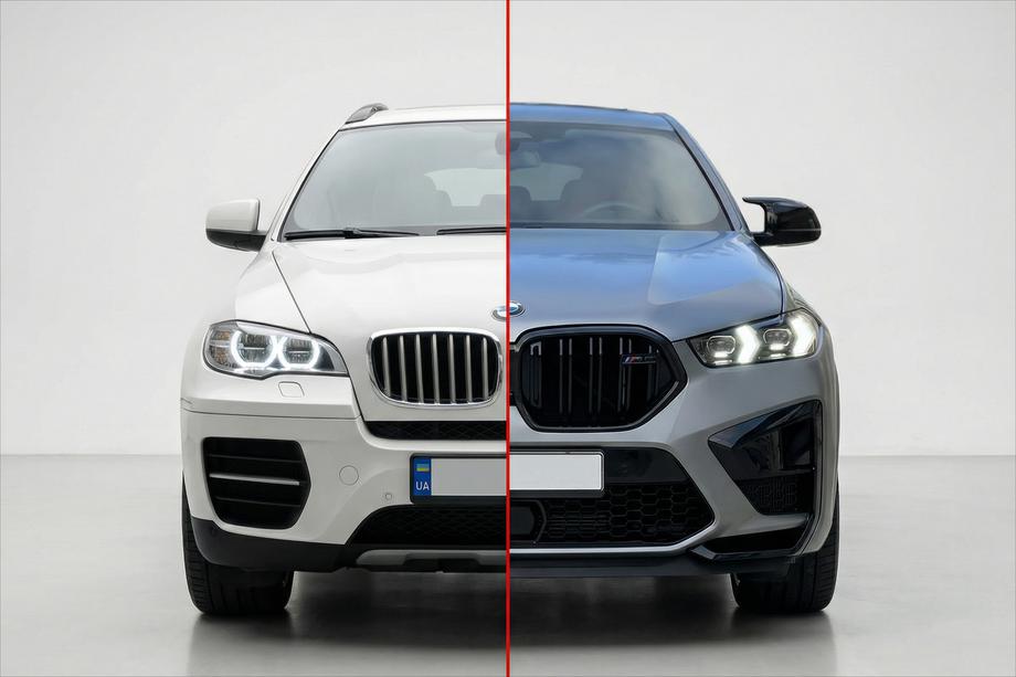 BMW X6 E71 2008–2014 Facelift-kit för X6M F96 LCI Image