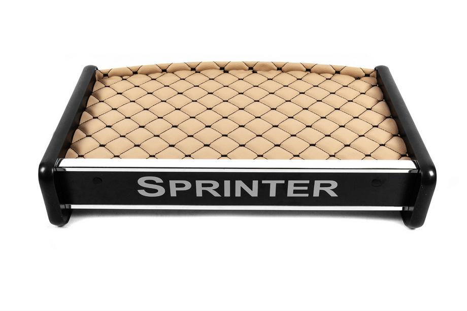 Mercedes Sprinter W901/902/903/904/905 1995–2006 Hylla till instrumentpanelen (2000-2006, beige med svart söm) CDI Image