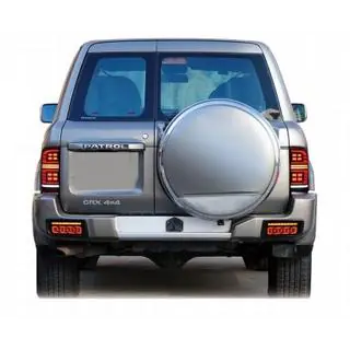 Baklyktor Smoke Black LED (1999-2004, 2 st) Nissan Patrol Y61 1997–2011 foto 2