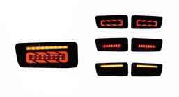 Nissan Patrol Y61 1997–2011 LED baklyktor Smoke Black (1999-2005, 2 st) foto 1