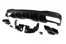 Mercedes GLE/ML class W166 2011–2018 Bakre diffuser till GLE (GLE63 Black-design) foto 5