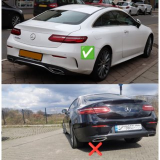 Bakre diffuser Black med avgasutblås Black (AMG53-design) foto 4