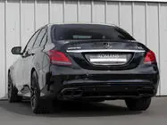 Mercedes C-class W205 2014–2021 Bakre diffuser med avgasändrör, svart (C63 design 2018-2021) foto 1