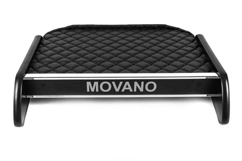 Opel Movano 2010–2021 Instrumentbrädshylla (svart med svart söm) Image