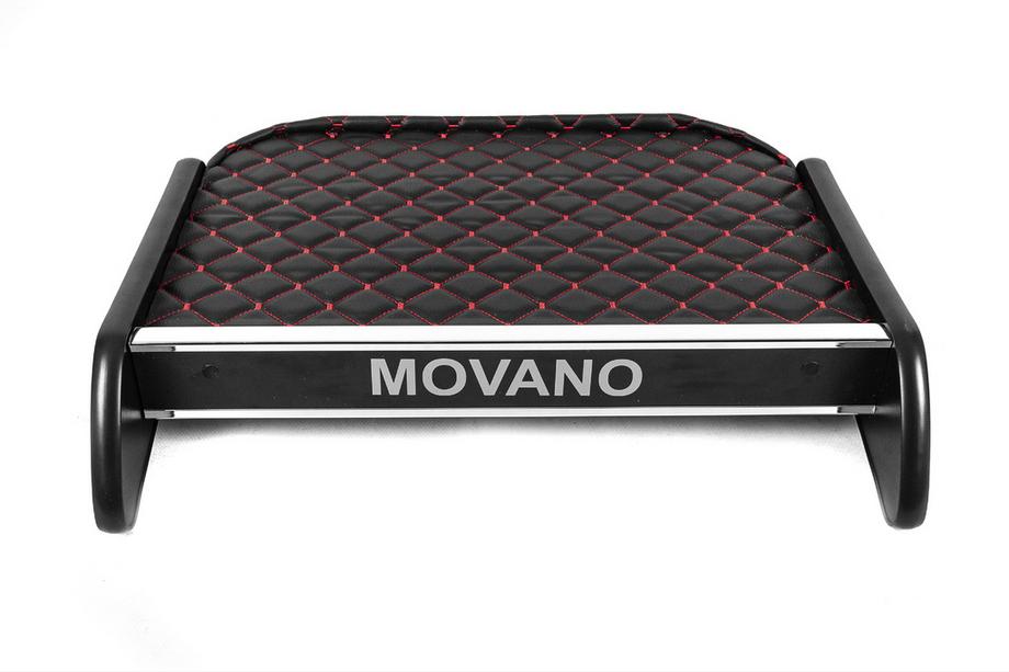 Opel Movano 2010–2021 Instrumentbrädshylla (svart med röd söm) Image