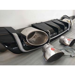 Bakre diffuser med avgasändrör TTRS-Style (2014-2020) Audi TT 2014–2023