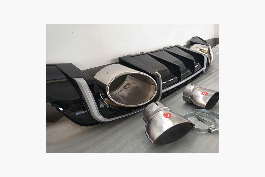 Audi TT 2014–2023 Bakre diffuser med avgasändrör TTRS-Style (2014-2020) Image