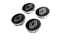 Renault Navkåpor, svarta med ring (59 mm / 55 mm, 4 st.) foto 2