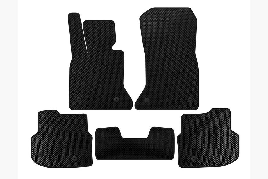 BMW 5-serien F10/F11 2010–2016 Golvmattor 2010-2013 (EVA, svarta) Foto 1