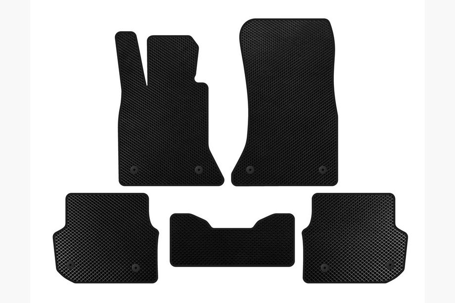BMW 5-serien F10/F11 2010–2016 EVA-golvmattor till F-11, svarta Image