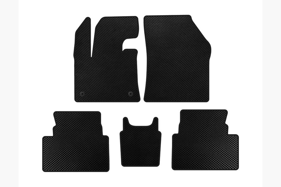 Citroen C5 Aircross 2017–2025 EVA bilmattor (golvmonterad gaspedal, svarta) Image