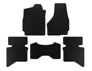 Dodge RAM (DS/DJ/D2) 2009–2024 EVA-golvmattor (2009+, 5-sits/4-sits hytt, Svart) foto 1