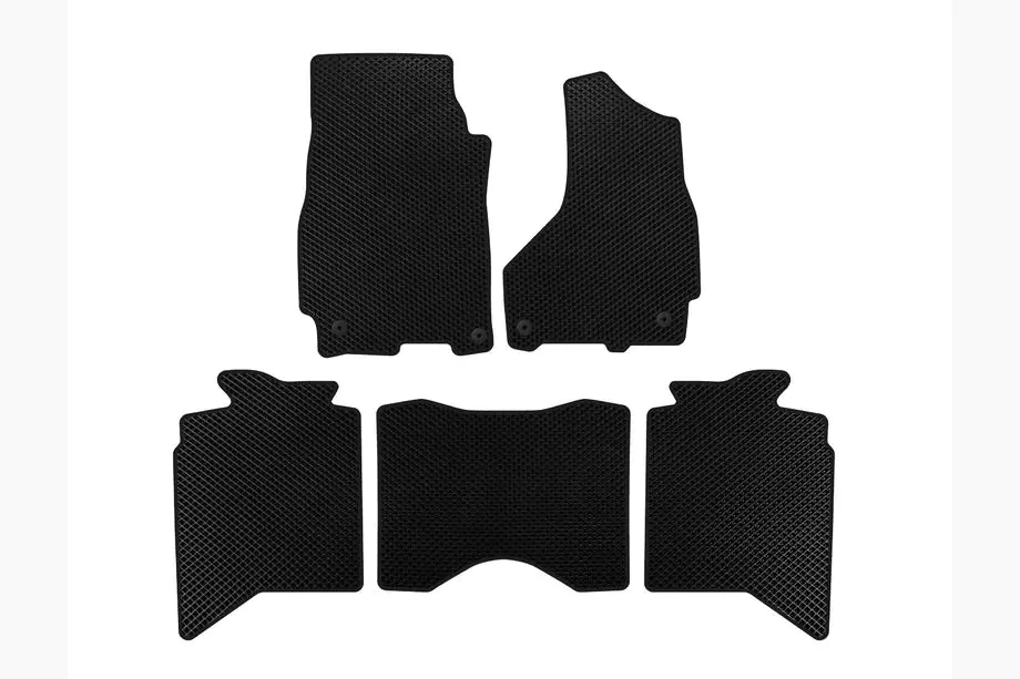 Dodge RAM (DS/DJ/D2) 2009–2024 EVA-bilmattor (2013+, 5-sits, Svart) Image