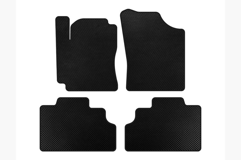 Geely CK-2 2008–2016 EVA-bilmattor (SD, svart) Image