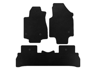 Honda Pilot 2008–2015 EVA bilmattor (2008-2012, 7-sits, Svart) foto 1
