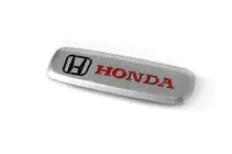 Honda Aluminiumemblem för bilmattor (1 st) foto 1