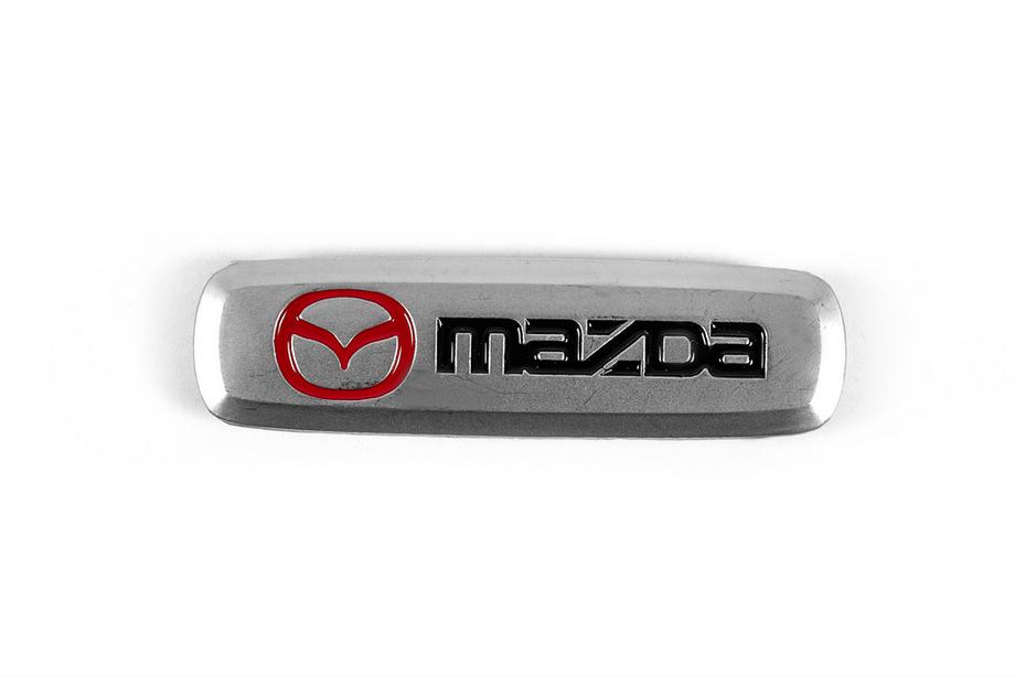 Mazda Aluminiumemblem för bilmattor (1 st) Foto 2