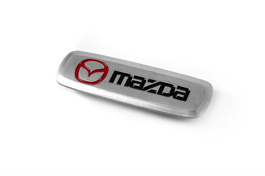 Mazda Aluminiumemblem för bilmattor (1 st) Foto 1