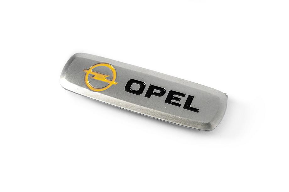 Opel Aluminiumemblem för bilmattor (1 st) Foto 1