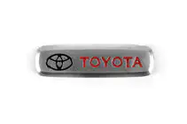 Toyota Aluminiumemblem för bilmattor (1 st) foto 2