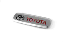 Toyota Aluminiumemblem för bilmattor (1 st) foto 1