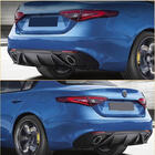 Alfa Romeo Giulia 2016–2022 Bakre stötfångardiffusor med ändrör V1 (plast) foto 5