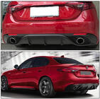 Alfa Romeo Giulia 2016–2022 Bakre stötfångardiffusor Lip Carbon V2 (Carbon) foto 5