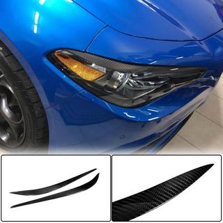 Ögonbryn till strålkastare (Dry Carbon) Alfa Romeo Giulia 2016–2022 foto 1