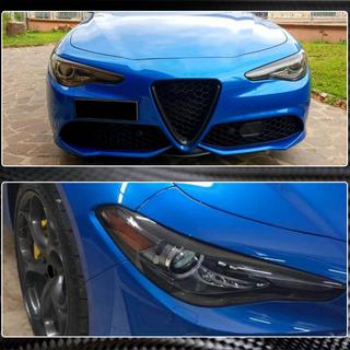 Ögonbryn till strålkastare (Dry Carbon) Alfa Romeo Giulia 2016–2022 foto 4