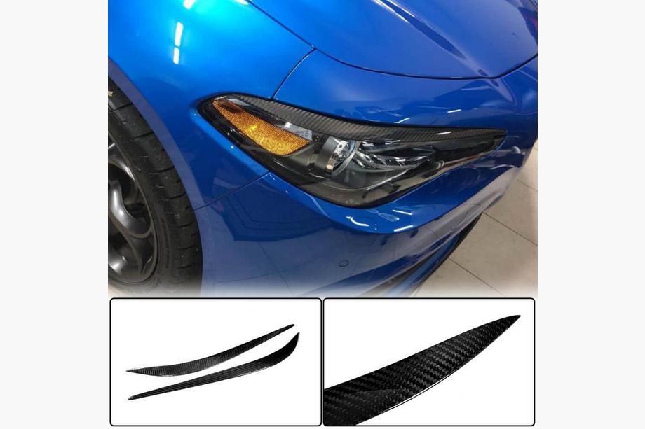 Alfa Romeo Giulia 2016–2022 Ögonbryn till strålkastare (Dry Carbon) Image