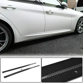 Sidokjolar V2 (för Base/Sport, kolfiber) Alfa Romeo Giulia 2016–2022 foto 1