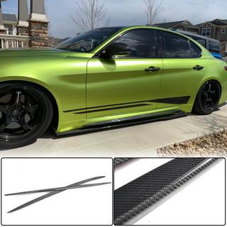 Sidokjolar V1 (för Base/Sport, kolfiber) Alfa Romeo Giulia 2016–2022 foto 2