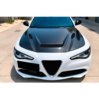 Motorhuv V1 (Carbon) Alfa Romeo Giulia 2016–2022 foto 2
