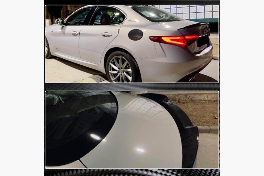 Alfa Romeo Giulia 2016–2022 Spoiler V2 (glasfiber) Image
