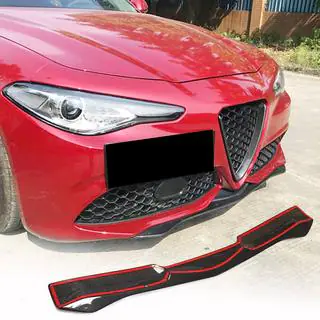 Frontläpp till stötfångare (för Sport, kolfiber) Alfa Romeo Giulia 2016–2022 foto 1