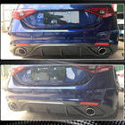 Alfa Romeo Giulia 2016–2022 Bakre stötfångardiffusor (för Sport, kolfiber) foto 5