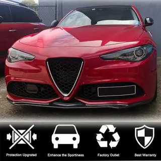 Främre stötfångarläpp Lip V2 (för Sport, kolfiber) Alfa Romeo Giulia 2016–2022 foto 4