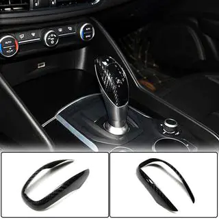 Kåpa till växelspaksknopp (Dry Carbon) Alfa Romeo Giulia 2016–2022 foto 2