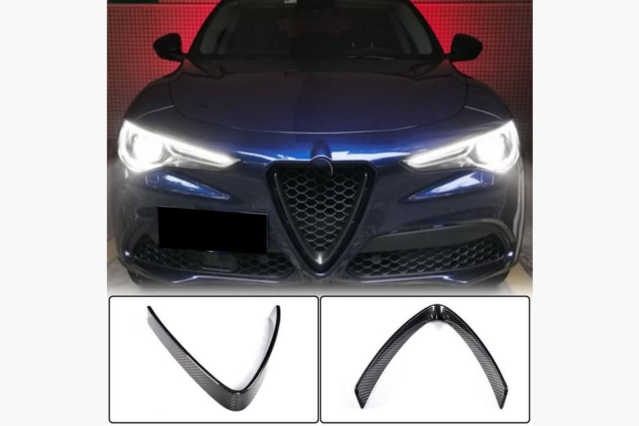 Alfa Romeo Stelvio 2016– Kylargallerkåpa (2017-2023, torr kolfiber) Image