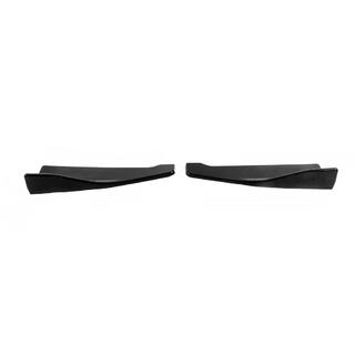 Universella flap-extensions för bakre stötfångare typ B (2 st, blanksvart, ABS-plast) foto 1