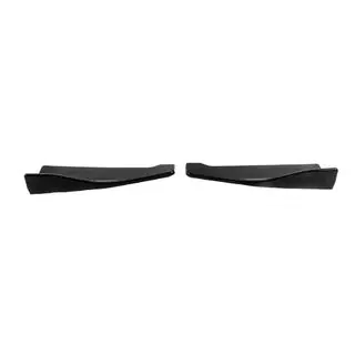 Universella flap-extensions för bakre stötfångare typ B (2 st, blanksvart, ABS-plast) foto 1