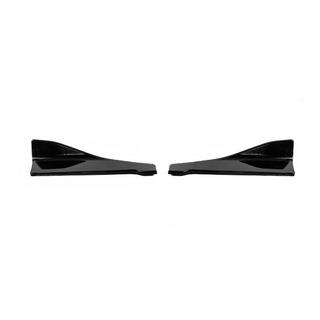 Universella flap-extensions för bakre stötfångare typ B (2 st, blanksvart, ABS-plast) foto 4