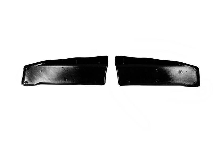 Universella Flap-tillägg till bakre stötfångare typ-C (2 st, blanksvart, ABS-plast) Foto 5