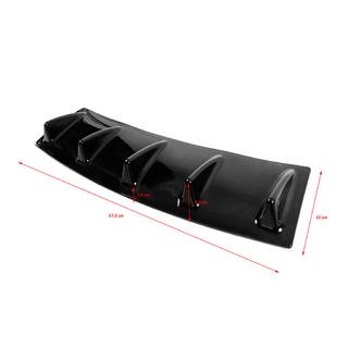 Universell bakdiffusor typ E (svart högglans, ABS-plast) foto 4
