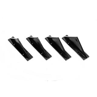 Universell bakre diffuser Type F (4 st, blank svart, ABS-plast) foto 1