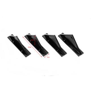 Universell bakre diffuser Type F (4 st, blank svart, ABS-plast) foto 2
