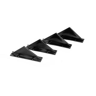 Universell bakre diffuser Type F (4 st, blank svart, ABS-plast) foto 3