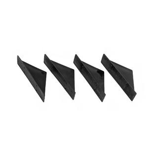 Universell bakre diffuser Type F (4 st, blank svart, ABS-plast) foto 4