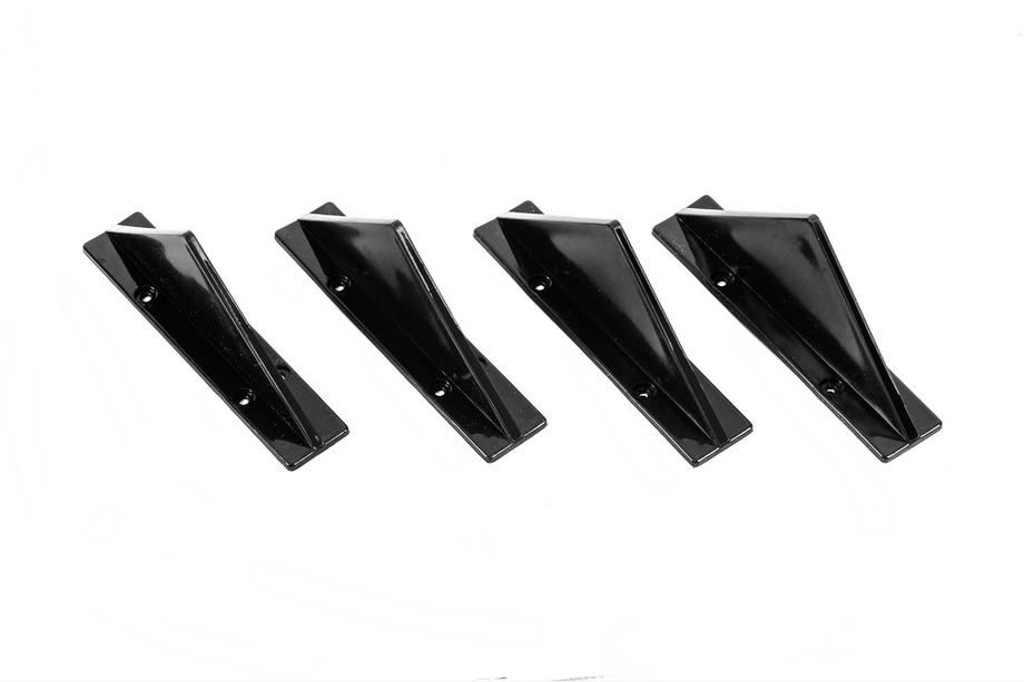 Universell bakre diffuser Type F (4 st, blank svart, ABS-plast) Foto 1